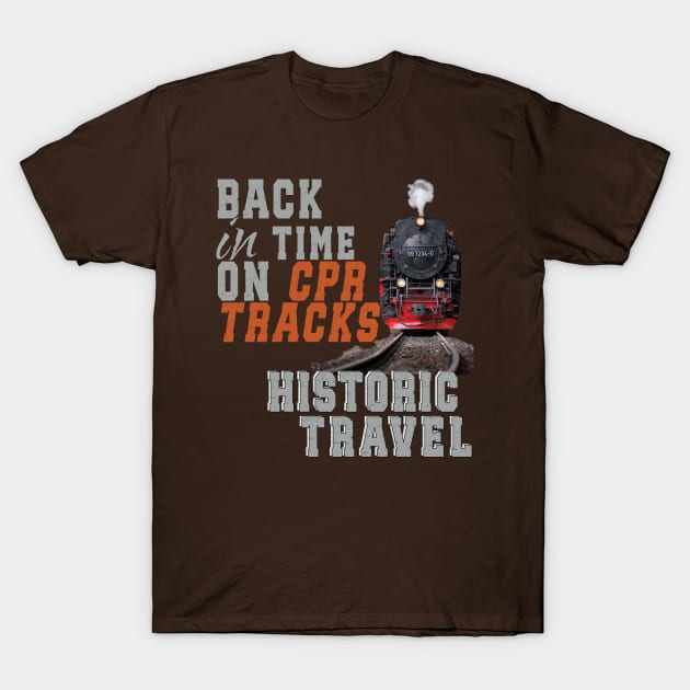 Canadian Pacific Railway - Vintage Travel T-Shirt by TeeText